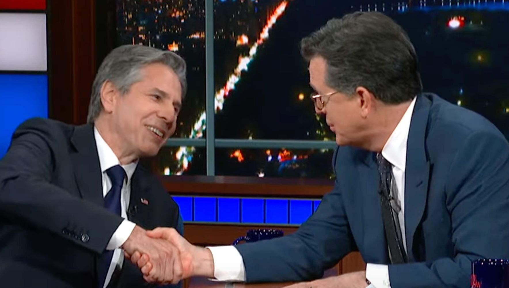 Secretary Of State Antony Blinken Ends ‘Late Show’ Interview In Surprising Way