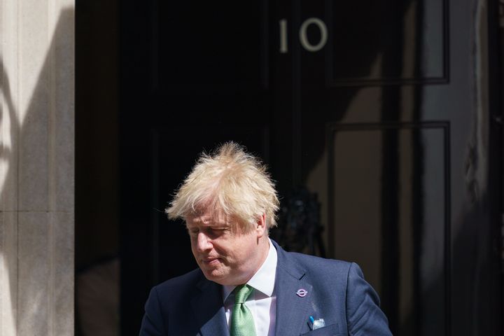 Prime Minister Boris Johnson departs 10 Downing Street