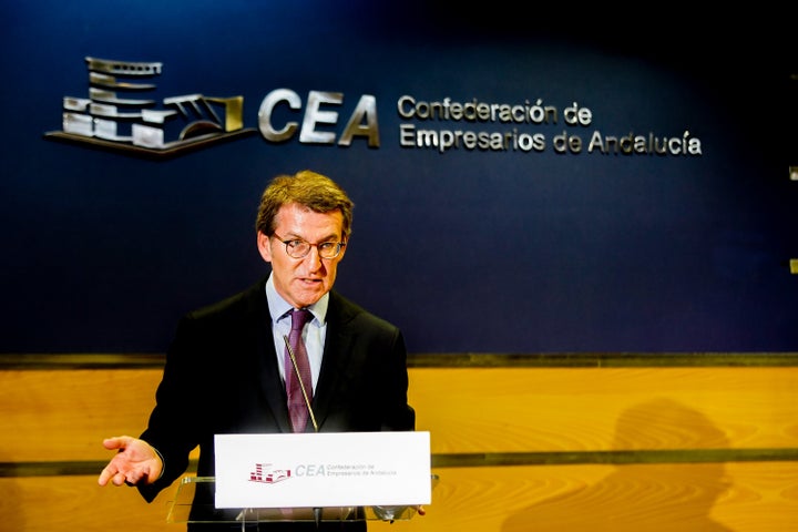 Núñez Feijóo, en Sevilla