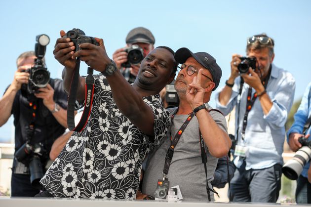 Au Festival de Cannes, Omar Sy s'est aussi improvisé