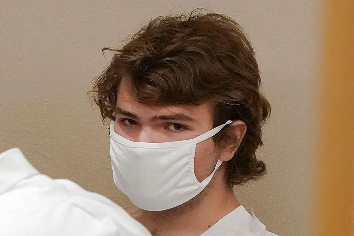 FILE - Payton Gendron appears during his arraignment in Buffalo City Court, Saturday, May 14, 2022, in Buffalo, N.Y. (Mark Mulville/The Buffalo News via AP, File)