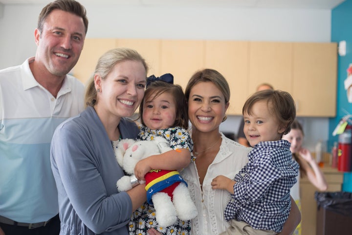 From left to right: Craig (dad), Dr. Cohn, Harper, Macee (mom), and Cruz (twin brother).