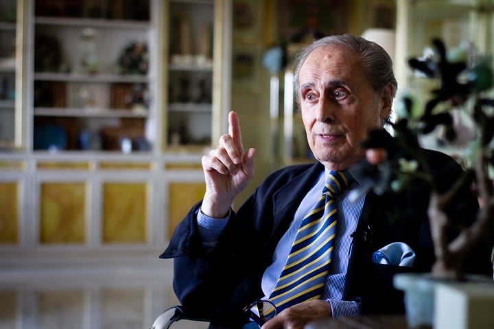 Jaime Peñafiel en su casa.