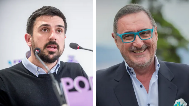 Ramón Espinar y Carlos Herrera.