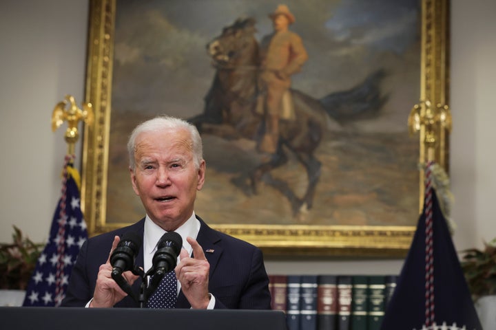 アメリカのバイデン大統領（2月18日） (Photo by Alex Wong/Getty Images)