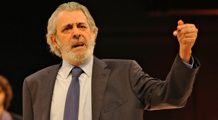 El actor Chete Lera en 'Antígona: Siglo XXI' en 2012.