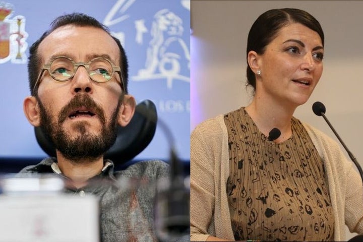Pablo Echenique y Macarena Olona.