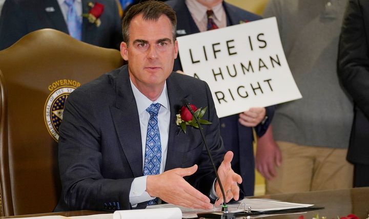 Oklahoma Gov. Kevin Stitt (R) has signed a bill that bans abortion in his state. 