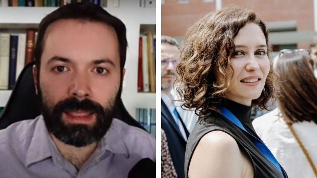 Juan Ramón Rallo e Isabel Díaz Ayuso.