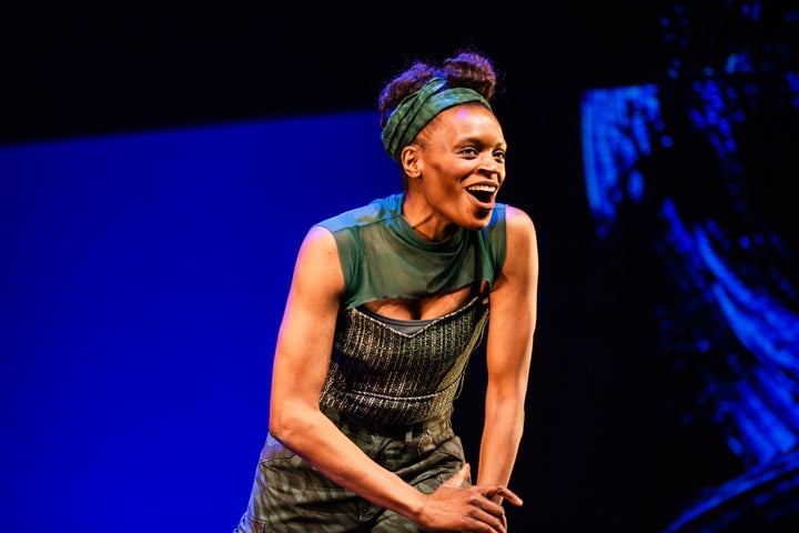 Okpokwasili as Lady in Green in "For Colored Girls."