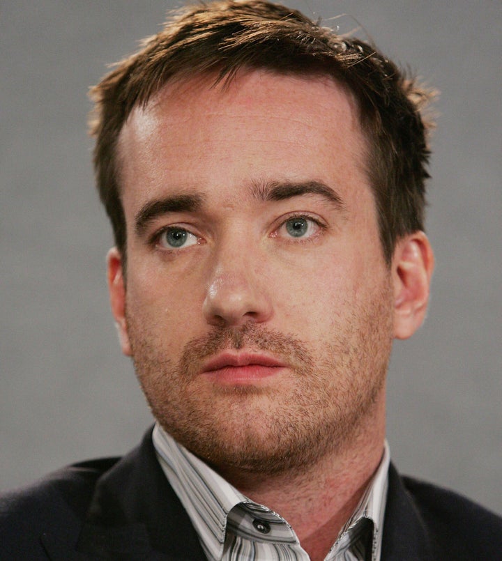 Matthew Macfadyen doing press for "Pride and Prejudice" in 2005.