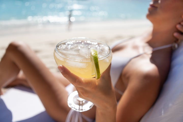 Sun + margarita = dehydration.