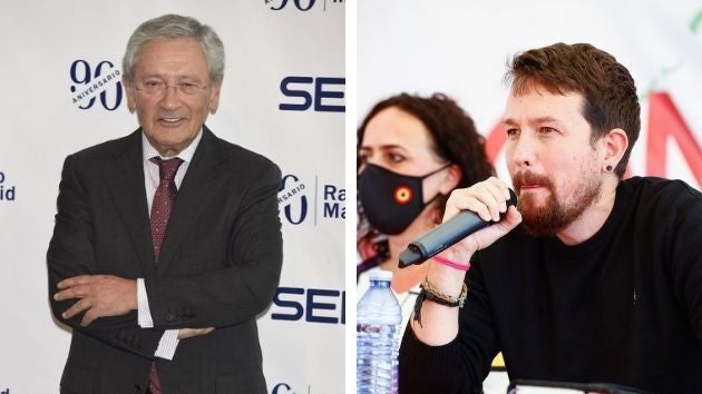 Fernando Ónega y Pablo Iglesias.