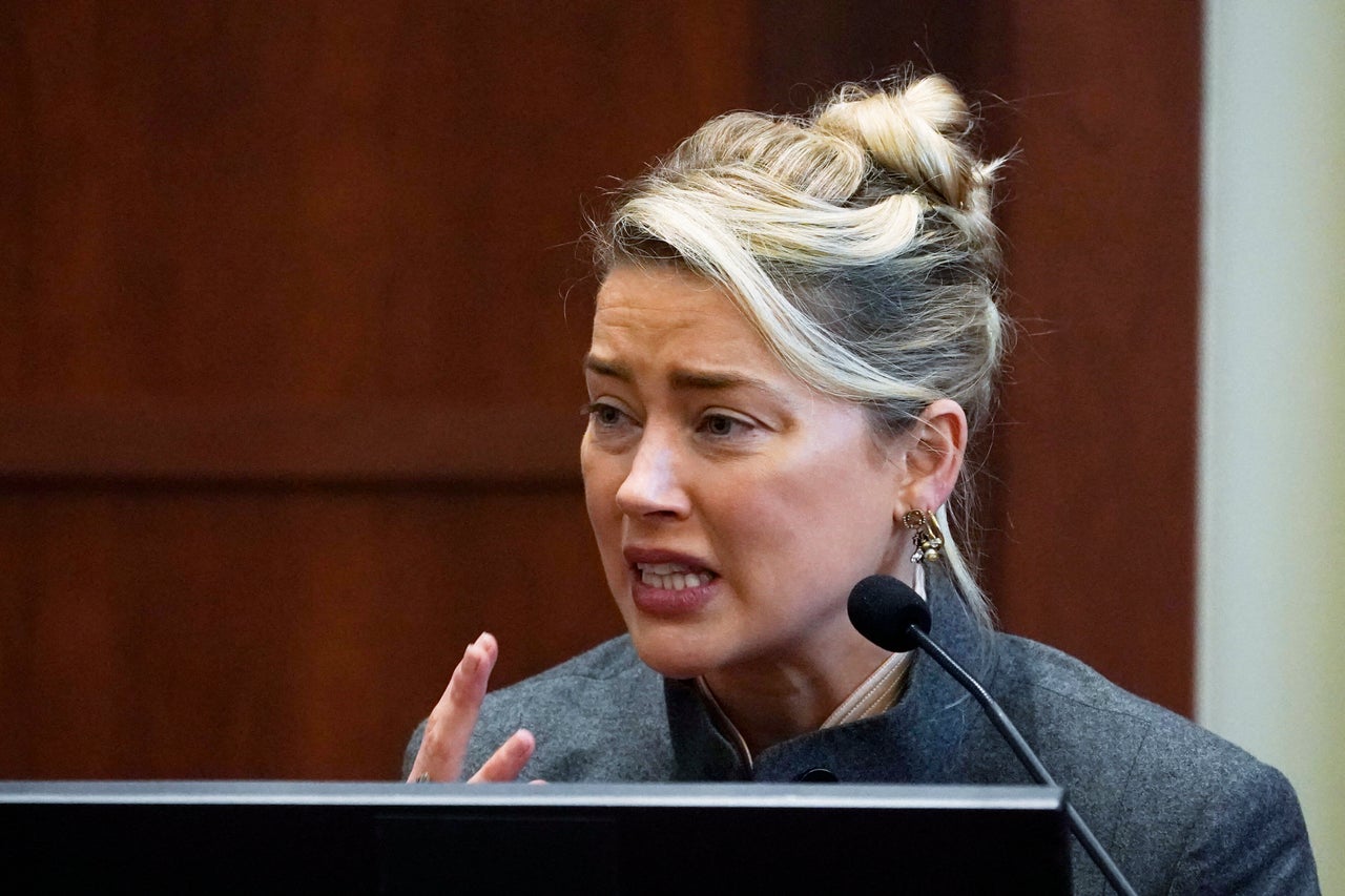 Amber Heard became emotional during the four days she testified.