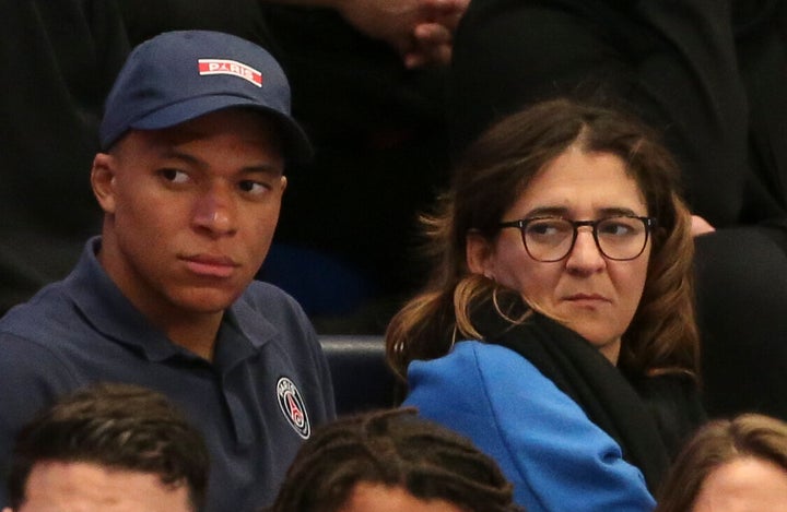 Kylian Mbappé y su madre, Lamari Fayza.