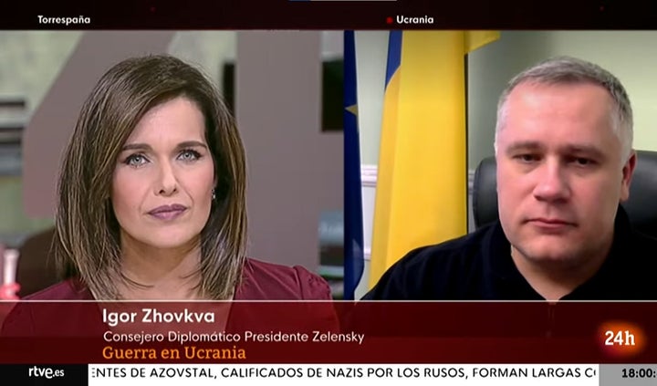 El subdirector de la oficina del presidente de Ucrania, Volodimir Zelenski, Igor Zhovkva.