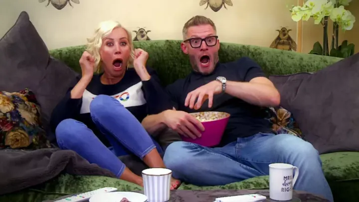 Denise and Eddie appeared together on Celebrity Gogglebox
