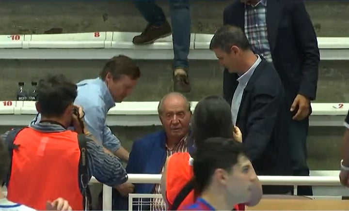 Juan Carlos I, a punto de llevarse un disgusto.