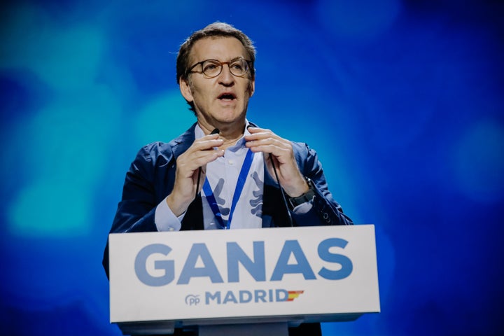 El líder del PP, Alberto Núñez Feijóo.