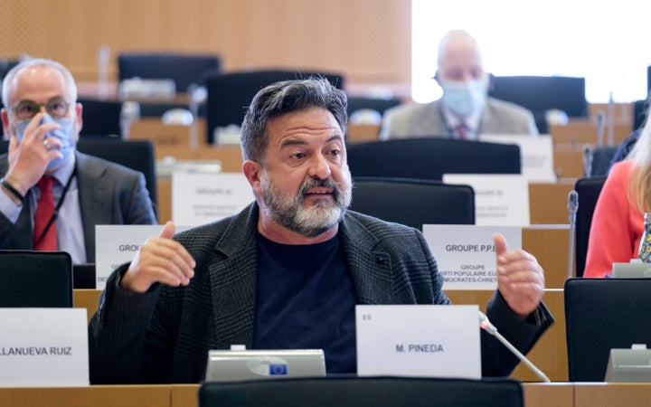 El eurodiputado de IU, Manu Pineda.
