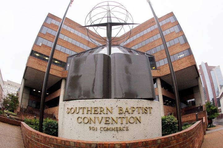 This Wednesday, Dec. 7, 2011 file photo shows the headquarters of the Southern Baptist Convention in Nashville, Tenn. (AP Photo/Mark Humphrey, File)