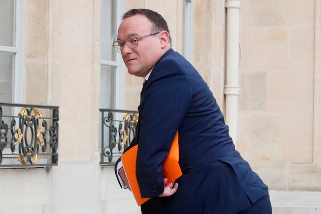 Damien Abad photographié ce 23 mai à son arrivée au Conseil des ministres.