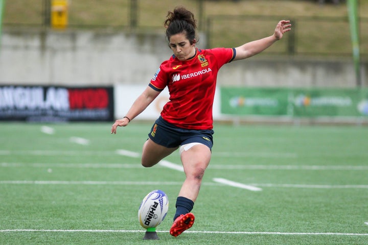 Patricia García, en su último partido con España, la final del Campeonato de Europa 2022
