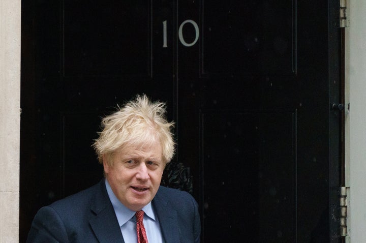 Boris Johnson exits 10 Downing Street