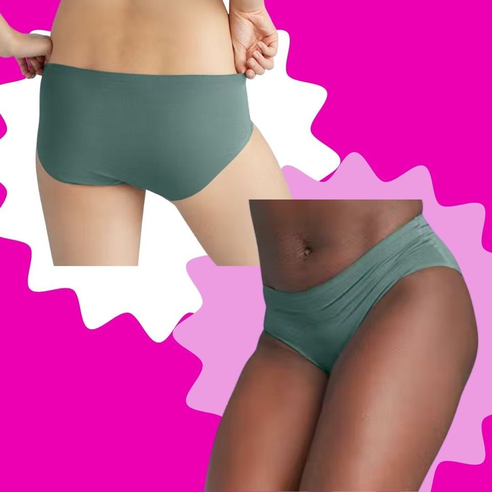 Women's Cotton Panties | Mid Waist | Full Hip Coverage | No Exposed Elastic  At Waist & Thigh Round | Prevents Friction | Pack Of 3