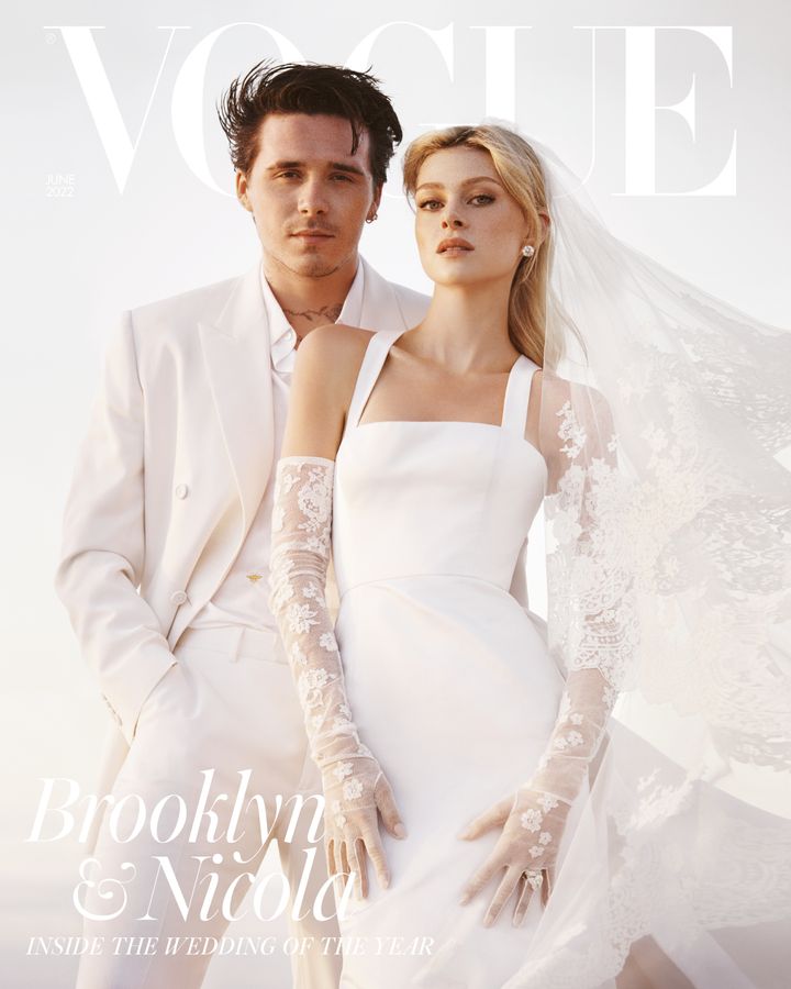 Brooklyn and Nicola on their digital cover of British Vogue