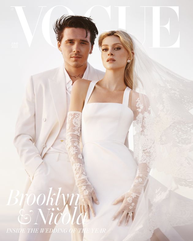 Brooklyn and Nicola on the cover of British Vogue