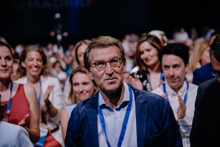 Núñez Feijóo, en el congreso del PP de Madrid