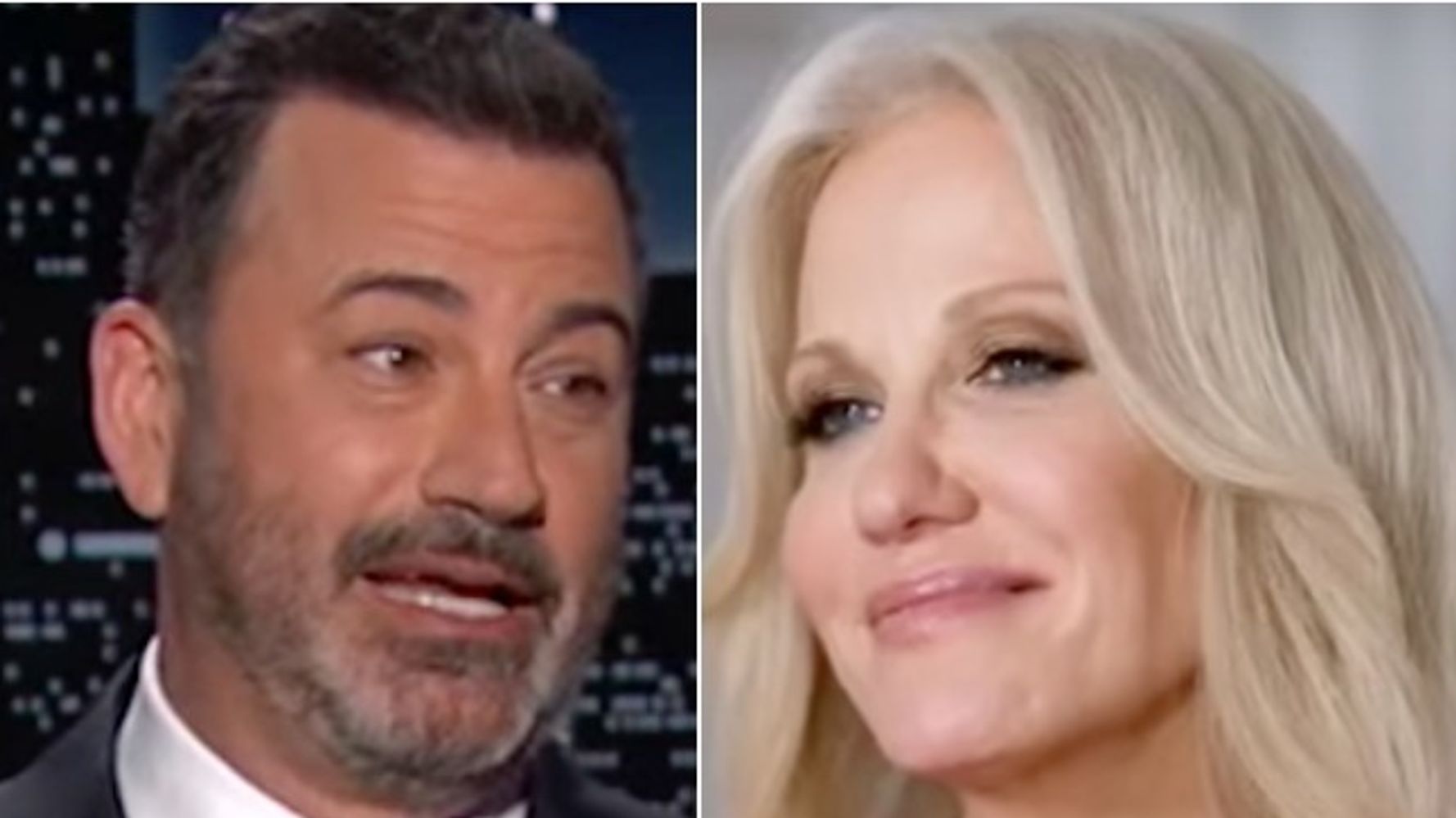 Jimmy Kimmel Spots Most Awkward Part Of Kellyanne Conway's Book Release