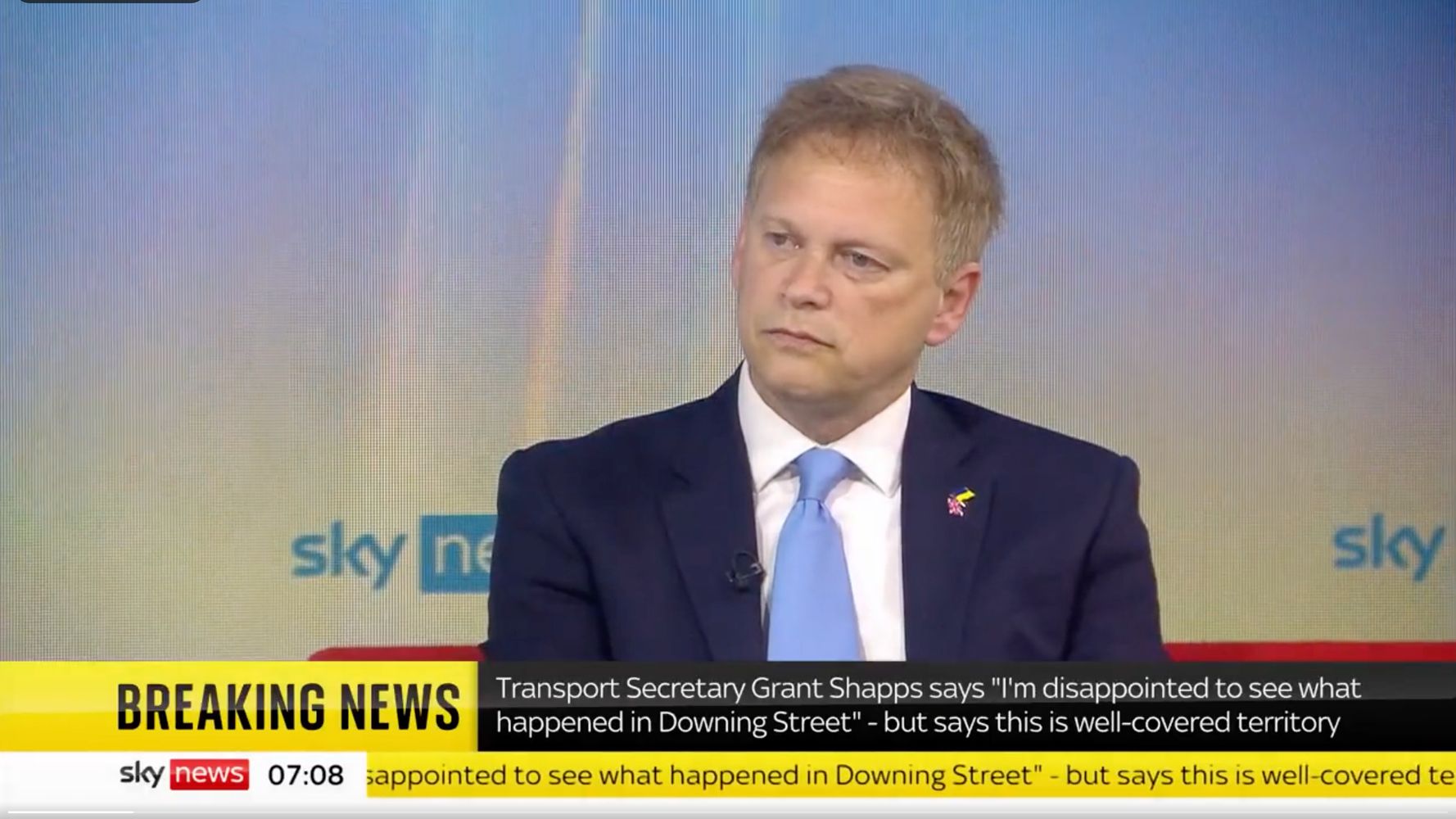 'It Is What It Is': Grant Shapps Denies Boozy No.10 Leaving Do Was A Party