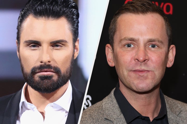 (L-R) Rylan Clark and Scott Mills