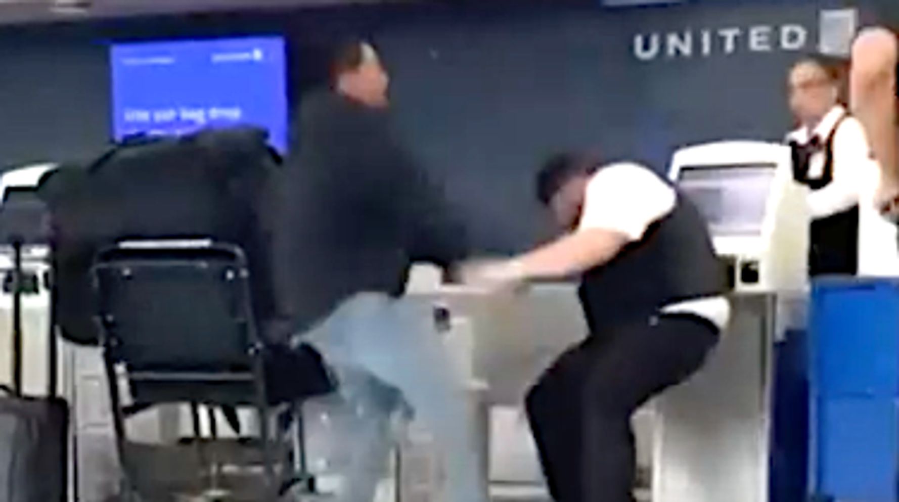 Ex-NFL Player Brendan Langley Punches Out Airline Worker In Disturbing Video