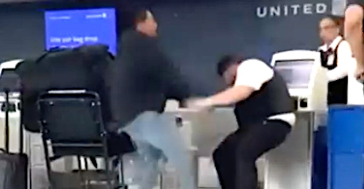 WATCH: Former NFL player Brendan Langley gets in brawl with airline worker  - On3