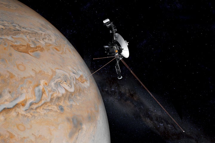 Representación de la Voyager 1
