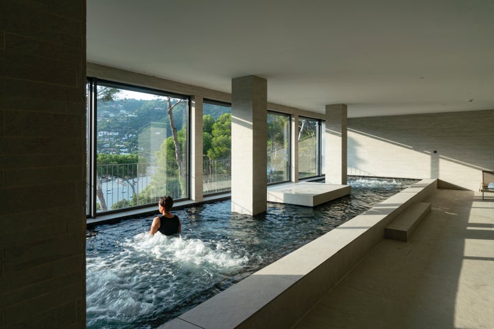 Spa del Parador de Aiguablava, en Girona.