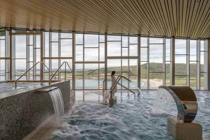 Spa del Parador Costa da Morte, en Muxía (A Coruña).