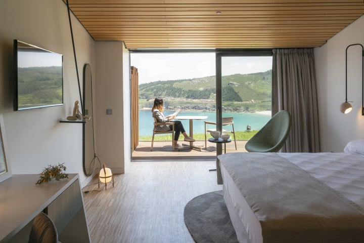 Habitación Parador Costa da Morte, en Muxía (Coruña).