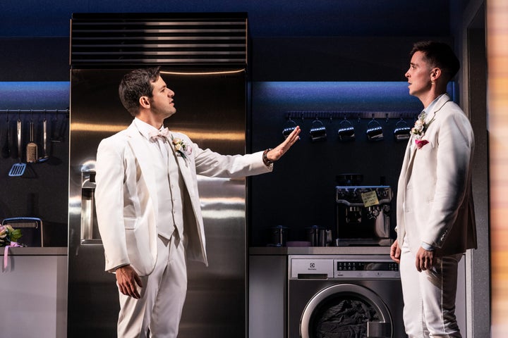 "The last time this show was revived was in 2006, when same-sex marriage wasn’t a legal right," said Doyle (on right, with co-star Etai Benson).