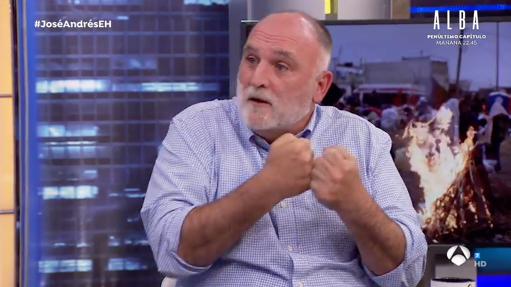 El chef José Andrés en 'El Hormiguero'.
