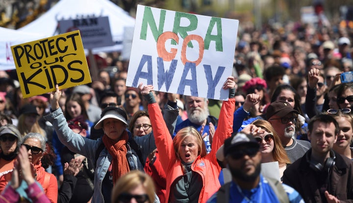 Protesta en San Francisco contra la Asociación Nacional del Rifle, en marzo de 2018.