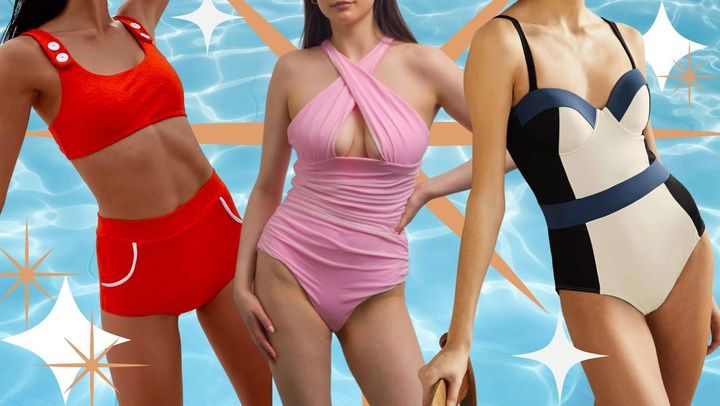 Textured Ruched Halter Tie Swimsuit