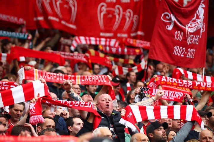 La hinchada 'red', una de las más célebres del mundo futbolístico