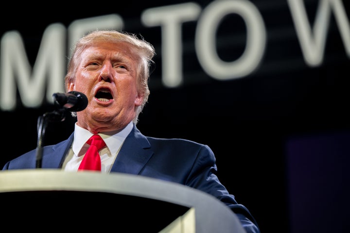 Donald Trump, el pasado 14 de mayo, en el American Freedom Tour de Austin, Texas.