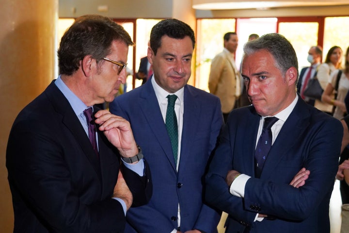 Moreno Bonilla, Feijóo y Bendodo