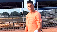 Tom Brady Takes Batting Practice. Gronk Shags The Balls. Enough Said.