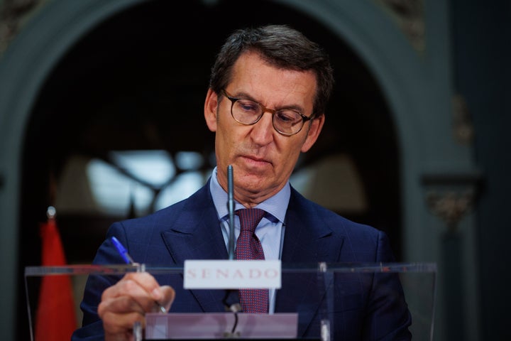 Alberto Núñez Feijóo, líder del PP.